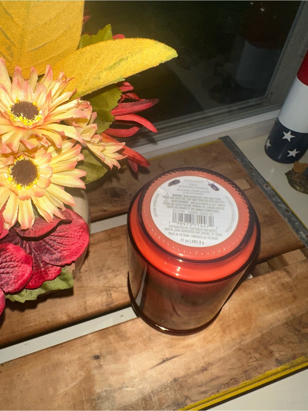 Apple Cinnamon Crisp Fall Scented Jar Candle by Ashland ~ Single Wick ~ New - Picture 6 of 6
